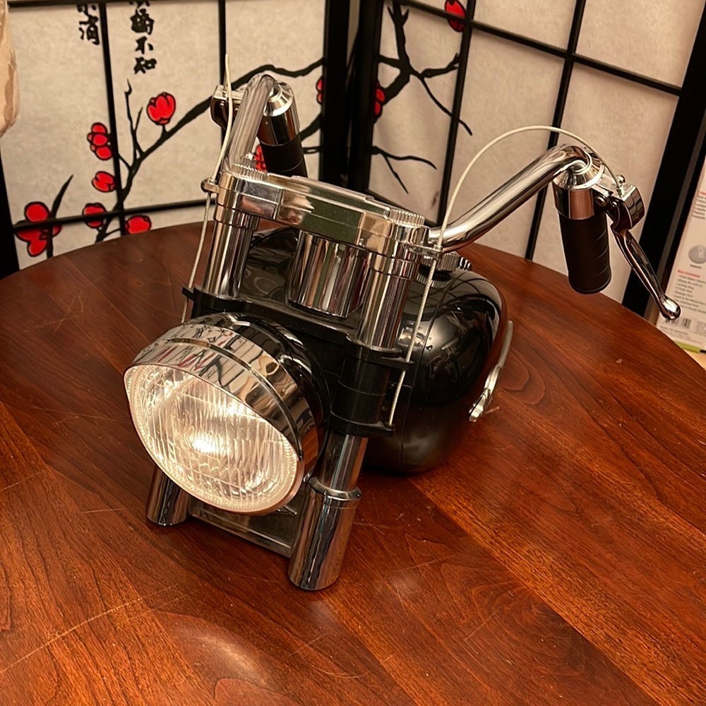 Vintage Harley-Davidson Tank Radio, Working Radio, Engine Sound & Headlight